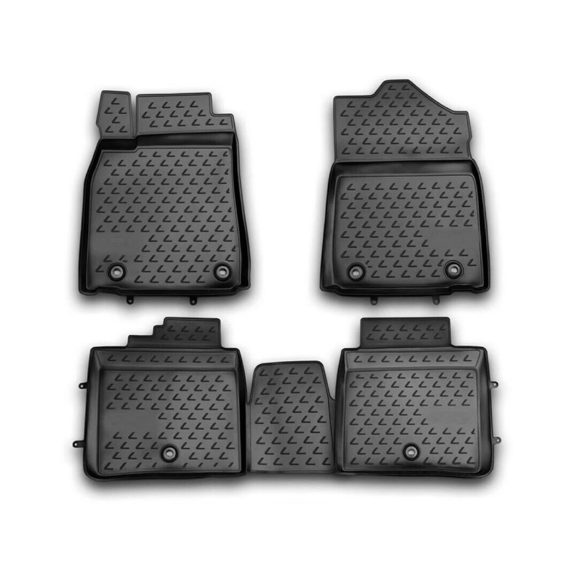 Lexus ES 250 Floor Mats - Omac - Rubber TPE - Black - 2012